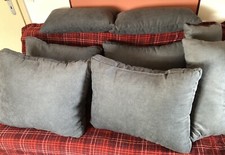 Kissen wohnlandschaft dunkelgr gebraucht kaufen  Worms