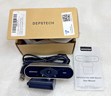 Webcam DEPSTECH HD com microfone. Câmera web USB 1080p. Modelo D04 comprar usado  Enviando para Brazil