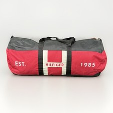 Bolsa de viagem Tommy Hilfiger Raider XL preta vermelha academia embalável para transportar tudo comprar usado  Enviando para Brazil
