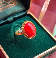 Anello corallo rosso usato  Torre del Greco