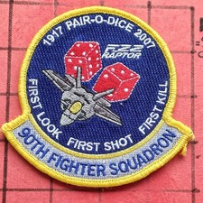 Usado, REMENDO ORIGINAL USAF FORÇA AÉREA DOS EUA 90 FS FIGHTER SQ F-22 RAPTOR ELMENDORF AFB 2007 comprar usado Usado, REMENDO ORIGINAL USAF FORÇA AÉREA DOS EUA 90 FS FIGHTER SQ F-22 RAPTOR ELMENDORF AFB 2007 comprar usado  Enviando para Brazil