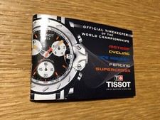 Folleto TISSOT - Cronometrista Ufficiale Dei Campionati Del Mondo - Moto GP comprar usado  Enviando para Brazil