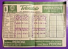 Schedina totocalcio 1968 usato Schedina totocalcio 1968 usato  Foggia