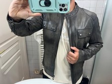 Giacca pelle belstaff usato  Avellino
