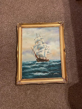 Vintage framed sailing for sale  HARLOW