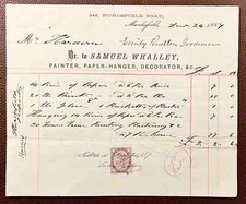 1887 samuel whalley for sale  HASTINGS