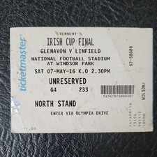 Ticket stub irish for sale  BEDFORD