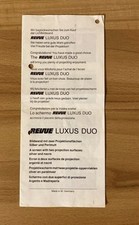 Revue luxus duo gebraucht kaufen  Nienstädt