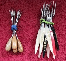 Retro cocktail forks for sale  SHREWSBURY