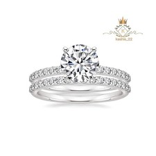 Moissanite bridal set for sale  Jamaica