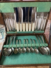 Vintage cutlery canteen for sale  PAIGNTON
