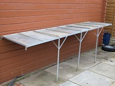 Aluminium greenhouse staging for sale  STUDLEY