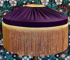 Purple gathered tiffany for sale  BOLTON