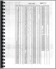 Parts manual tourneau for sale  Atchison