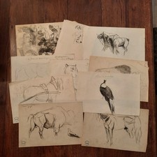 Lot dessins anciens d'occasion  Paris XX