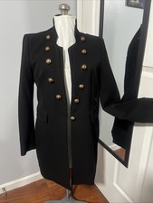 ZARA BASIC MED JAQUETA MIDI MILITAR PRETA BLAZER BOTÕES DOURADOS comprar usado ZARA BASIC MED JAQUETA MIDI MILITAR PRETA BLAZER BOTÕES DOURADOS comprar usado  Enviando para Brazil
