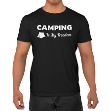 Camping freedom shirt for sale  LONDON