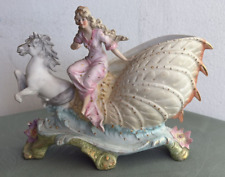 Figurina biscuit statua usato  Italia