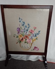 Vintage embroidered fireplace for sale  PONTYPRIDD