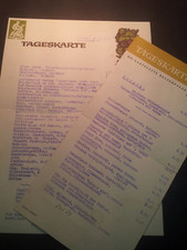 2alte ddr speisenkarte gebraucht kaufen  Bernau