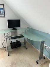 Zweistöckiger schreibtisch gl gebraucht kaufen  Cadolzburg