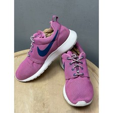 Usado, Tênis de corrida Nike Roshe Run feminino 7 rosa marinho 511882-502 comprar usado  Enviando para Brazil