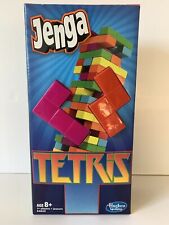 Jogo clássico de blocos de empilhamento Jenga Tetris Hasbro inclui instruções comprar usado  Enviando para Brazil