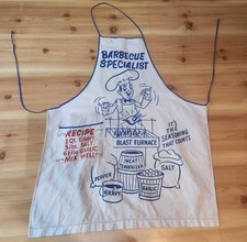 Avental vintage 1950 churrasqueira churrasqueira engraçada especialista cozinha frango comprar usado  Enviando para Brazil