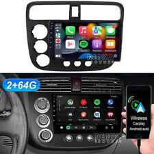 Usado, 2+64G Para HONDA CIVIC 2000-2005 Apple Carplay Android Auto GPS Carro Navegação Rádio BT comprar usado  Enviando para Brazil