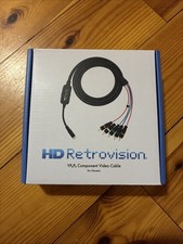 Cabo de vídeo componente HD retrovision Sega Genesis YPbPr com adaptador modelo 1 comprar usado  Enviando para Brazil