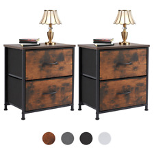 2pcs nightstand end for sale  Burlington