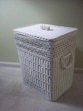 Vtg white wicker for sale  East Moline