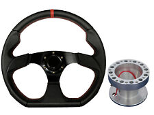 Black 350mm steering for sale  PETERBOROUGH