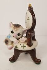 Estatueta vintage de cerâmica espaguete gatinho escalando na cadeira gato-Japão comprar usado  Enviando para Brazil