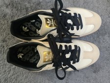 Adidas Samba OG Creme Branco Preto Areia Strata ID0478 Feminino Tamanho 7 M comprar usado  Enviando para Brazil