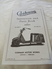 Cushman scooter instruction for sale  Lincoln