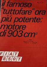 Depliant fiat 850 usato  Zanica