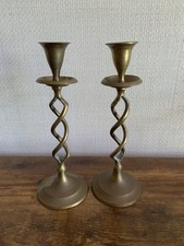 Brass candlesticks vintage for sale  SKEGNESS
