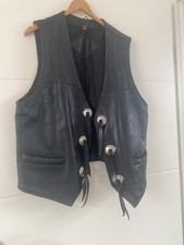 Biker lederweste rosetten gebraucht kaufen  Rheinzabern