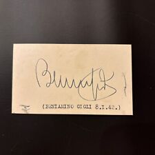 Autografo artisti beniamino usato  Medolla