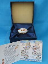 Snowman oval box for sale  BOLTON
