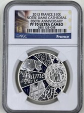 2013 França S10E NGC PF70 Ultra Cameo Catedral de Notre Dame 850º Aniversário comprar usado 2013 França S10E NGC PF70 Ultra Cameo Catedral de Notre Dame 850º Aniversário comprar usado  Enviando para Brazil