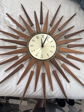 vintage sunburst clocks for sale vintage sunburst clocks for sale LEICESTER