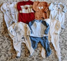 Babygrows sleepsuits bundle for sale  TORQUAY