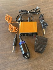 Kit de máquina de tatuagem com fonte de alimentação, máquina, pedal e cabo clipe comprar usado  Enviando para Brazil