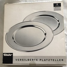 Versilberte platzteller tchibo gebraucht kaufen  Lemgo