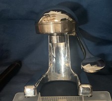 Vintage METROKANE Mighty OJ Manual ESPREMEDOR DE SUCO Prata Cromo Prensa Citrina 8" comprar usado  Enviando para Brazil