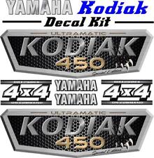 Yamaha Kodiak 350 400 450 700 4x4 Wodoodporny OEM ATV BOCZNY ZESTAW PLASTIKOWYCH NAKLEJEK BOCZNYCH na sprzedaż  Wysyłka do Poland