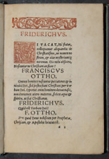 URBANUS RHEGIUS,CATECHESIS ILLVSTRISS.PRINIPI FRANCISCO OTTHONI,MAGDEBURG,1541 comprar usado  Enviando para Brazil