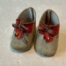 Puppenschuhe wildleder grau gebraucht kaufen  Münster